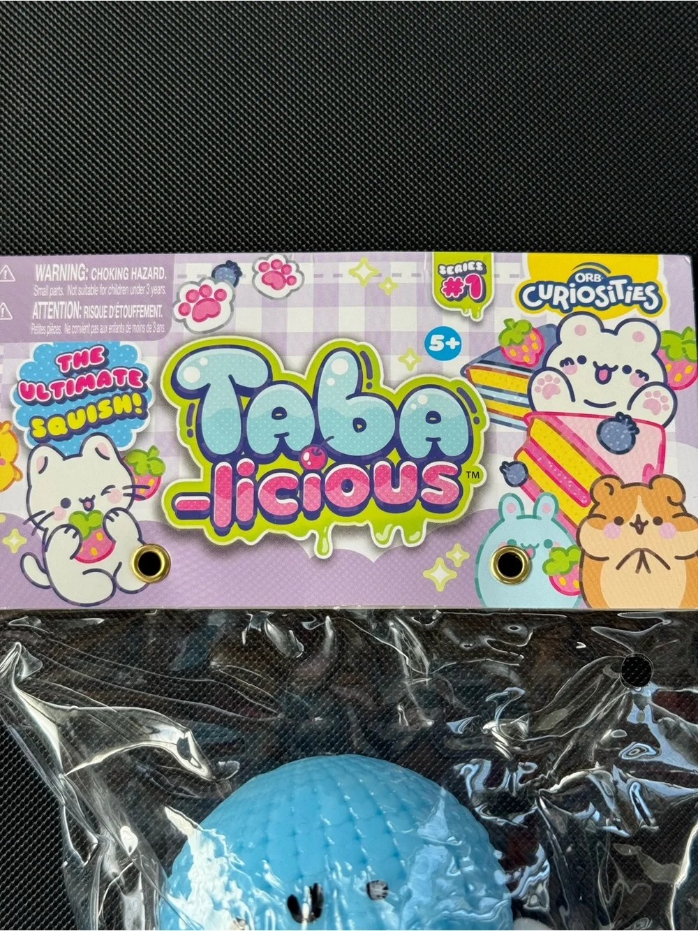 Jellyfish Blue Taba Squish Taba-licious Series 1 Orb Squishy Fidget Toy NWT New